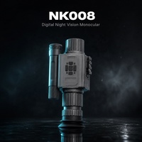 Lunettes de vision nocturne professionnelles, grossissement 1080P, écran AMOLED, portée 200-400M, corps antichoc, laser IR 850nm