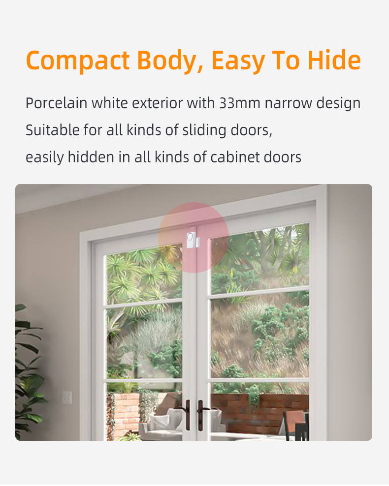 Powerfully Loud 110dB Siren 4 Modes Magnetic Sensor Wireless Door and Window Alarm for Home Security in Store and Hotel · image 6