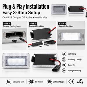Lote al por mayor de luces LED de cortesía para puerta con brillo azul de 12V, personalizadas para Lexus RX GS GX LX Toyota Avalon Venza Tundra Sequoia - Product Image 3