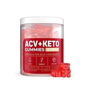 Gomitas de Vinagre de Sidra de Manzana OLLI Orange, Tabletas Adelgazantes Orphic Nutrition, Vitaminas Adelgazantes Keto Life Aptas para Dieta Keto, Recién Nacidos - Product Image 1