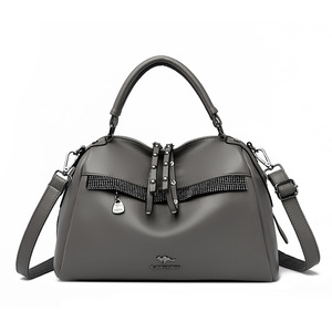 Sac à main en cuir PU souple pour femme, de luxe, de créateur, grande capacité, pour le shopping, nouvelle mode, sac messager fourre-tout, vente chaude - Product Image 1