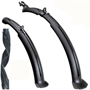 Garde-boue de vélo 73cm en plastique noir durable pour vélos de montagne - Product Image 2