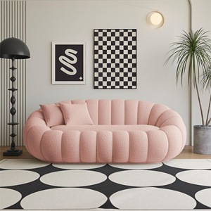 Ensemble de canapés bulles 3 places et 1 place en tissu compressé nid d'abeille, canapé nuage moderne, mobilier de salon modulaire pour la maison - Product Image 2
