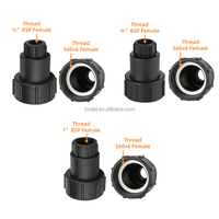 Connecteur pivotant multi-tailles pour IBC S60x6 vers adaptateur 1/2 3/4 1 BSP, robuste et étanche, pour l'irrigation des jardins