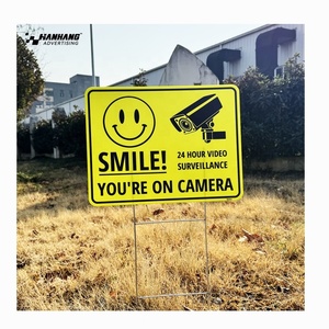 Letrero reflectante personalizado a prueba de agua para exteriores, letrero publicitario impreso de doble cara con estacas en H - Product Image 6