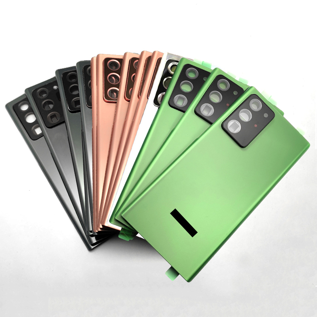 Mobile Phone Housing Note20u Glass Rear Shell Replacement Parts Note 20 Ultra Back Battery Cover For Samsung Galaxy N985F N986B