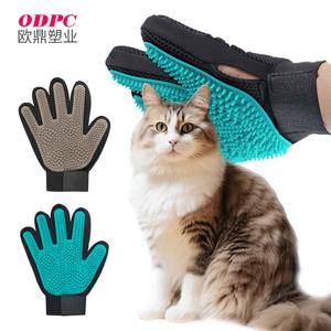 Amaz sıcak satış 512 iğne silikon köpek masaj ve duş eldiven kedi epilasyon için temizlik eldiveni Pet bakım ürünleri - Product Image 1