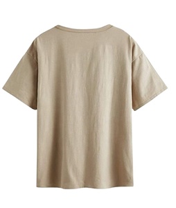 Camiseta Unisex de Manga Corta 100% Algodón con Transferencia Térmica, Logotipo Bordado DTG, Impresión Personalizada, Talla Grande para Mujer - Product Image 3