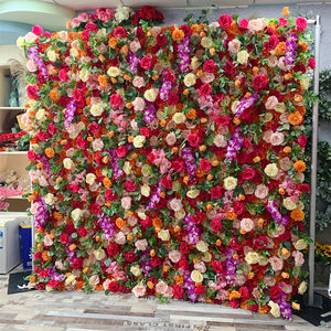 QSLH-SY0064 <span class=keywords><strong>rosa</strong></span> artificiale <span class=keywords><strong>rosa</strong></span> fiori parete fiore <span class=keywords><strong>rosa</strong></span> fondale parete per matrimonio, festa, scuola materna, stanza della neonata, casa - Product Image 1