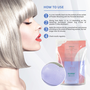 Decolorante Professionale per <span class=keywords><strong>Capelli</strong></span>, Polvere Decolorante Forte e Delicata, fino a 9 Livelli di Schiarimento per Riflessi - Product Image 2