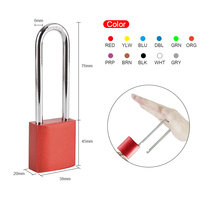 Cadenas Loto à clé, étanche, avec clé maîtresse, anse en acier de 76 mm, en aluminium durable, haute qualité à prix abordable