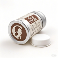 Déodorant en stick aluminium 50g, tube métallique, format voyage, design push-up, options multicolores, logo personnalisé, marque OEM, cosmétique