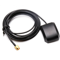 Lucky Communication 1575.42mhz Antenne GPS/GNSS de voiture Câble RG174 (connecteur mâle SMA) Base de montage magnétique Gain 28dbi Longueur 3m