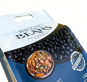 Bolsa de LDPE de Grado Alimenticio con Fondo Cuadrado, Cierre Hermético, Resistente a la Humedad, Personalizable, 1.5 kg, Reutilizable, para Empacar Frijoles, Granos y Nueces - Product Image 4