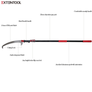 Extemtool 6m réglable en acier pôle élagage scie de qualité industrielle arbre branche coupe <span class=keywords><strong>ciseaux</strong></span> - Product Image 2