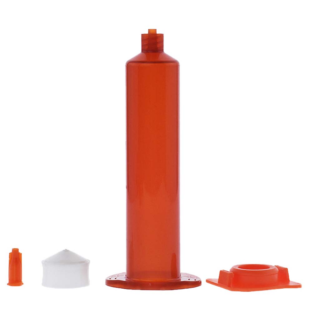 30 см3 Янтарный пластиковый промышленный Дозирующий клей-шприц