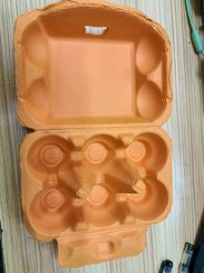 Chuyên nghiệp tùy chỉnh 6-mảnh đầy màu sắc khay trứng, chống sốc, thả kháng, phân hủy sinh học bột giấy khay trứng - Product Image 3