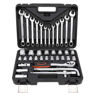 Good <span class=keywords><strong>King</strong></span> – kit d'outils complet pour réparation automobile, boîte noire de 38 pièces, clé à douille Dr 1/2 "1/4", barre en L - Product Image 1