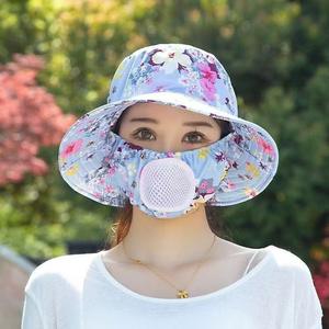 Sombrero tipo pescador con máscara, protección solar, transpirable, para ciclismo al aire libre, unisex, talla única, verano, primavera, otoño - Product Image 3