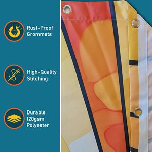 Rideau de douche Woyuo Tropical Ocean Beach Sunset, magnifique scène nautique extérieure avec soleil multicolore, vagues et <span class=keywords><strong>surf</strong></span>, coloré - Product Image 3