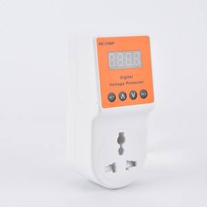 Enchufe Inteligente Universal de 220V con Protección Contra Sobretensión y Baja Tensión para Refrigeradores y Televisores, 16A, Pantalla Digital Ajustable - Product Image 1
