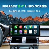 Rhythm Linux Carplay Multimedia-Bildschirm für BMW X5 E70 2008 2009 CCC-System Kabelloses Android Auto OLED Quantum-Display