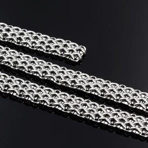 Nueva pulsera de cadena de tres filas de acero inoxidable, collar suave DIY, paquete de moda, <span class=keywords><strong>joyería</strong></span> de titanio - Product Image 1