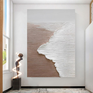 Dipinto a mano romantico spiaggia tela pittura a olio moderna semplice e spessa dipinti ad olio soggiorno sfondo decorazione della parete pittura - Product Image 2