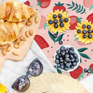 Custom Multi-Printed Biodegradable Greaseproof <b>Paper</b> Snack Basket Liner Food Grade <b>Yellow</b> Cake Sugar Bread Cookies Industrial - Product Image 6