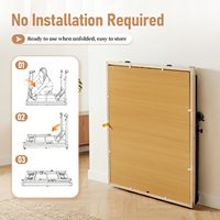 Table de puzzle de 1500 pièces avec pieds réglables, table de puzzle portable en bois à 3 angles inclinables avec 4 tiroirs et couvercle