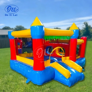 <span class=keywords><strong>Castillo</strong></span> Inflable Delilai para Fiestas al Aire Libre, Color Personalizado, Casa de Brinco de PVC de 2.8x3m para 4 Personas, Fácil de Instalar - Product Image 3