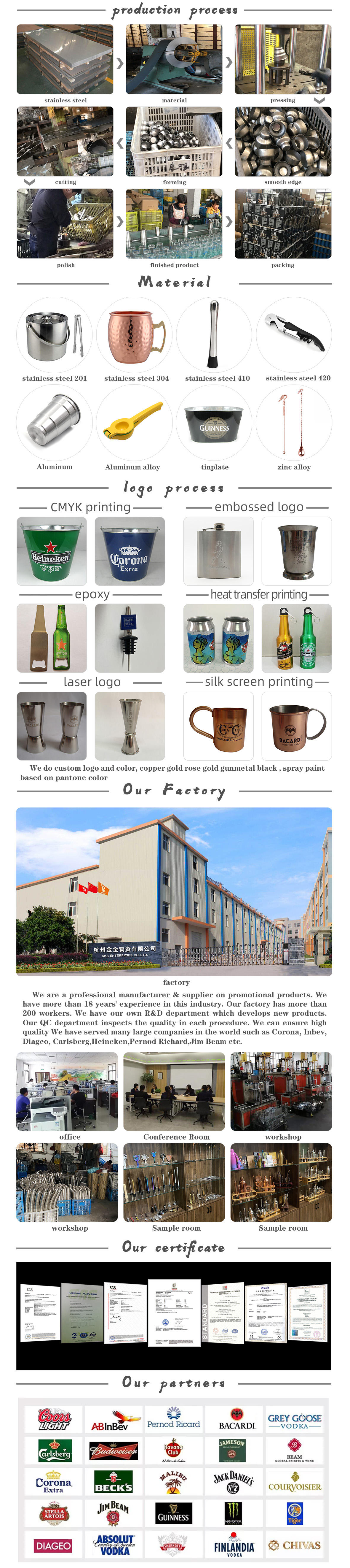 Set 6 Secchi In Metallo Galvanizzato - Per Ghiaccio, Birra, Fiori, 17.8 Cm, 2.9 Litri - Foto 6