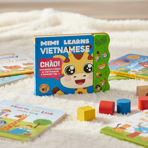 Libro Interactivo Bilingüe en Vietnamita para Niños, Libro de Audio para <span class=keywords><strong>Aprender</strong></span> Vietnamita e Inglés, Mimi Learns - Product Image 1