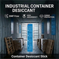 Bande déshydratante industrielle pour conteneurs, absorbant l'humidité, pour conteneurs maritimes et stockage