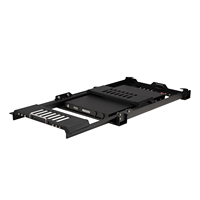 ATEM POWER Réfrigérateur coulissant inclinable latéral électrique 12V pour voiture en acier avec batterie au lithium intégrée 100AH Chargeur DCDC 40A