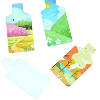 Bolsa de bolsita de gel energético de colágeno líquido con forma personalizada, bolsa de plástico PE para proteína de suero en polvo, muestra de embalaje, bolsa de bebida líquida
