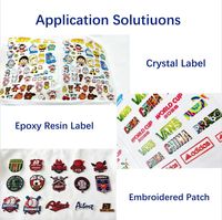 Printer UV DTF Kristal A3, Printer Inkjet UV LED Desktop untuk Pencetakan Logo Stiker Kristal Kustom