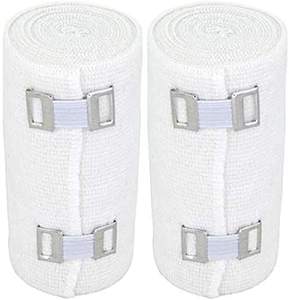 Vendaje elástico de algodón liso de alta calidad, vendaje crepé de Spandex - Product Image 2