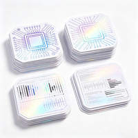 Haoxuan Cyber Tech Aufkleber Holographische PVC-Chip Roboter-Datenfluss Mechanisches Auge Grafiken UV-Druck Präzisions-Stanzform