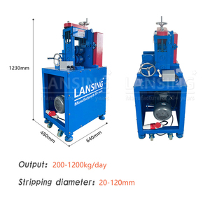 Lansing-Máquina peladora de cables <span class=keywords><strong>casera</strong></span> a pequeña escala, máquina peladora de cables de cobre de 50 m/min, máquina peladora de cables de cobre - Product Image 3