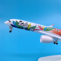 Modèle d'avion à l'échelle 1/300 de 20 cm, Airbus A350 de Sichuan Airlines, livrée China Panda, pour cadeau créatif