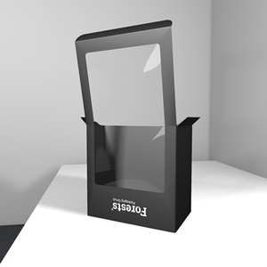 Boîtes d'expédition en carton ondulé avec logo personnalisé, imprimées en couleur, pour chapeaux - Product Image 4