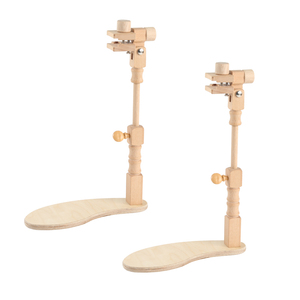 Embroidery Stand Tabletop Beech Wood Rotated Adjustable Embroidery Hoop Stand for Cross Stitch Needlework Craft