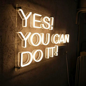 Enseigne lumineuse LED néon personnalisée avec cadre en cristal, étanche IP67, blanc chaud dimmable pour chambre à coucher, fête d'anniversaire et décoration intérieure - Product Image 1