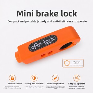 Mini <span class=keywords><strong>antivol</strong></span> de <span class=keywords><strong>disque</strong></span> de frein pour <span class=keywords><strong>moto</strong></span>, vélo électrique, scooter, dispositif de sécurité compact pour vélo, verrouillage de rotor pour stationnement - Product Image 1