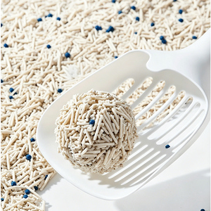 Litière pour chat 4-en-1 en gros, mélange <span class=keywords><strong>de</strong></span> tofu, manioc, <span class=keywords><strong>bicarbonate</strong></span> <span class=keywords><strong>de</strong></span> <span class=keywords><strong>soude</strong></span> et SAP, agglomération rapide, sans poussière, marque privée, fabricant OEM - Product Image 3