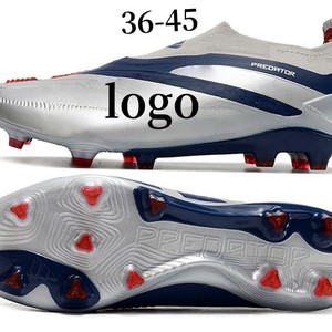 Vente en gros <span class=keywords><strong>de</strong></span> <span class=keywords><strong>chaussures</strong></span> <span class=keywords><strong>de</strong></span> football unisexes Predator 24FG à crampons imperméables antidérapantes <span class=keywords><strong>sans</strong></span> lacets pour l'entraînement sportif - Product Image 2