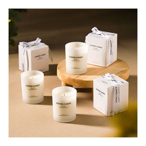 Velas aromatica de cera végétal insumos para velas vaso couleur vela <span class=keywords><strong>cire</strong></span> de soja pot en verre bougies parfumées en vrac parfumées - Product Image 3