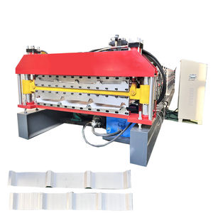 Machine de laminage de tôle de toit personnalisée Machine de formage de panneaux double couche - Product Image 1