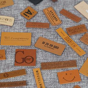 แผ่นแปะหนัง PU ลายนูนสำหรับติดเสื้อหมวกหนังแผ่นปะติด - Product Image 1